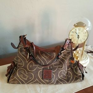 Dooney & Bourke Brown and Tan Tote